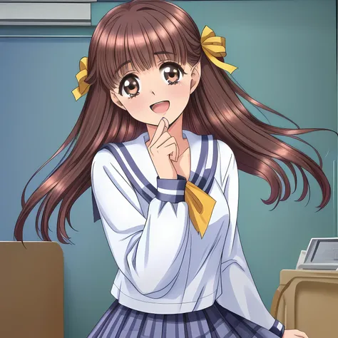 (highest quality, masterpiece: 1.6), (Too beautiful intelligent student council president is looking me down and laughing at me with their pretty open mouth, feeling pity, bending their back deeply, cant stop giggling, Too Beautiful noble 15yo beautiful da...