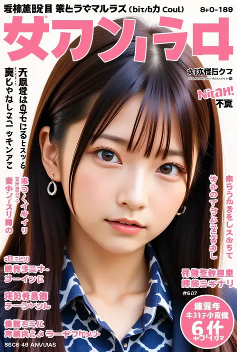  Japanese adult video magazine cover , title "Im poll "   color photograph depicting fair {x} with Japanese text and magazine cover elements in typical fashion magazine format. 
 United States _SD,  sex,  heterosexual,  One girl ,  penis, Nipples, censored...