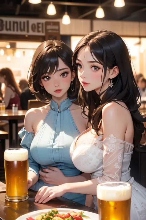  top quality 、 high res、( high image quality:1.2)、masterpiece、 detailed background 、( Beautiful face in every detail :1.4)、 very detailed face、 anatomically correct 、(Normal number of fingers:1.2)、 detailed eyes、 beautiful woman in her 20s 、( huge breasts:...