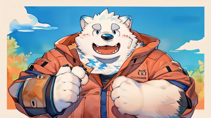 Scribble Wolf face, (( cute)), anthro (Wolf), ( greyish black fur :1.2), comic style , white beard, White abdomen, (Knight Outfit , long red cherry colored cloak by Arashi Takemoto), (close:1.5), Arashi Takemoto made , Milky Tiger Kamyuel , by mi...