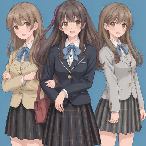 (highest quality, masterpiece: 1.6), (Too beautiful intelligently seducing girls are looking me down and laughing at me with their pretty open mouth, bending their back deeply, cant stop giggling, Too Beautiful noble 16yo beautiful dancing anime noble hero...