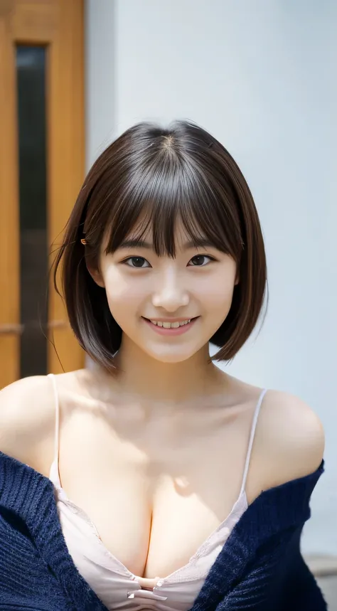 masterpiece,best quality,(Japanese girl),((Beautiful girl)),cleavage,(off shoulder:1.2),(perfect body beauty:1.2),(shy smile),From slightly above