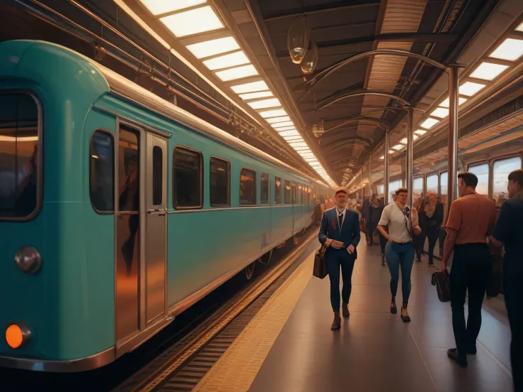 Prompt: in 18th-century European style,A train slowly arriving at the station, the sound of the whistle filling the air as people gather to board.
Lighting: Bright daylight, enhancing the excitement of the moment.
Style: Disney style, vibrant and dynamic.
...