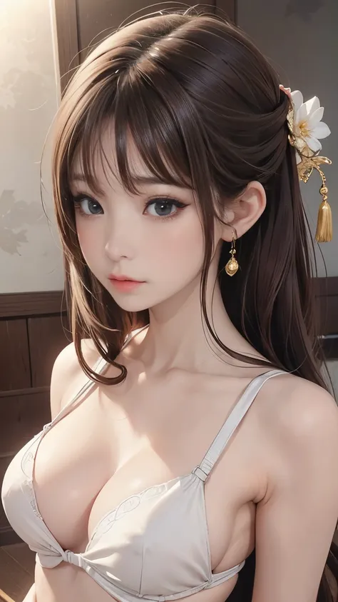 ( best illustration)、8K UHD resolution 、  intricate details 、 top quality 、 realistic 、 super detailed 、 Best lighting 、 Best Shadow 、  soft lighting  、、Super  realistic 、 tyndall effect、  Photorealistic 、(  very detailed skin :1.2)、 (  intricate details ,...