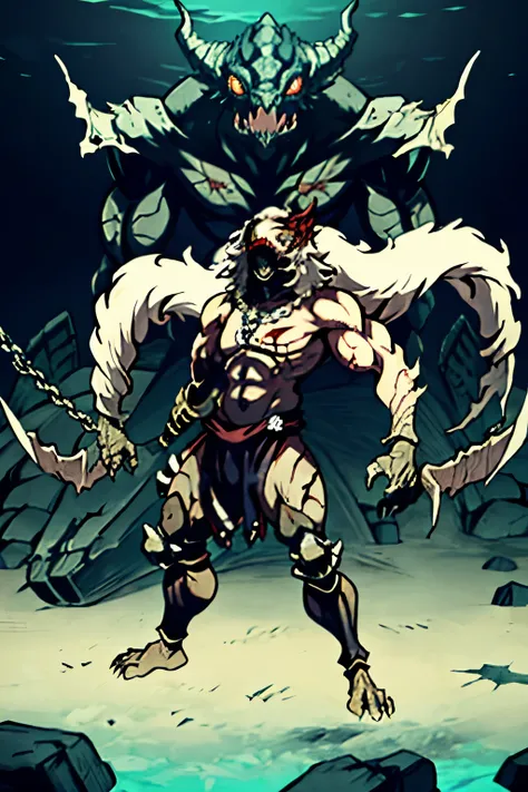      A demon slayer   , Oc       :

 appearance:  Ryūkage is a monstrous puppet of enormous proportions , standing,  more than three meters tall .  His body is made up of a grotesque amalgam of flesh ,  broken bones and fragments of metal ,  creating an im...