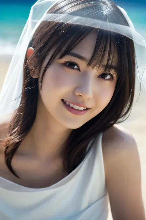  1 girl, ( wear a wedding dress:1.2), (Veil),  very beautiful portrait of a Japanese idol, ( lying down ),
( RAW photo,  top quality ), ( realistic ,  realistic :1.4), (masterpiece), 
 is very delicate and beautiful,  very detailed, 2k wallpaper,  amazing ...