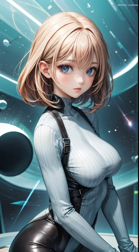 Skin-tight bodysuits and spacescapes