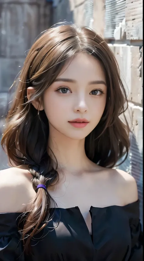 (ultra-realistic realism)、(illustratio)、(A high resolution)、(8k)、(The is very detailed)、(Best Illustration)、(Beautifully detailed eyes)、(top-quality)、(ultra - detailed)、(tmasterpiece)、(the wallpaper)、(A detailed face)、solo、1 girl in、looking at viewert、fine...