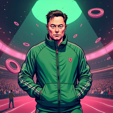 Create an Elon Musk Logo and Dress Up as a Squid game for Meme Coins