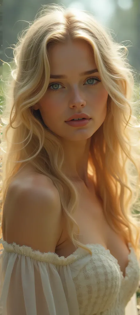 Beautiful blonde woman 