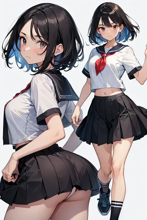 ((( High School Girl in Sailor Suit with Very Short Sleeves )))、(((Middle-aged physical education teacher )))、rating_safe, source_anime, Anime CG:1.1, (realistic:0.3), ultra detail, (perfect anatomy:1.5),
(beautiful face), (zoom in:1.3), (masterpiece:1.3),...