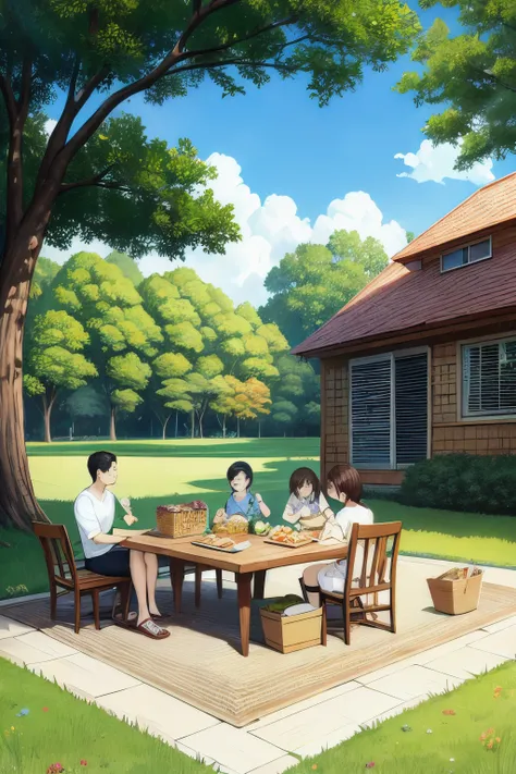 Scene 1: A Family Picnic
A family sets up a picnic under a sunny sky. The ren run around while the parents unpack a basket filled with sandwiches, fruits, and, of course, Lays. They pop open a bag of Lays Classic, and the crunch of the chips sets the mood ...