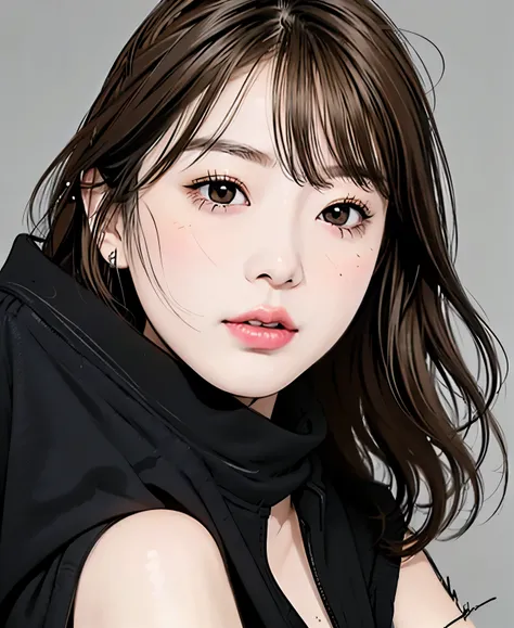 (1 girl) 、Create an "school" scene where a beautiful dark gray-eyed Japanese young highschool girl .gold color highlight hair,ash gold color hair,hairstyle、 (Flat Color:1.5),(((upper body))),(ultrafine sketch line art:1.5),(dynamic angle),お尻を突き出す
BRAKE
、 1...