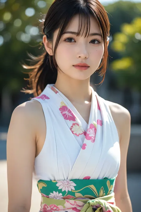 (8k, RAW photos, top quality , high res:1.1), (超 realisticな:1.4),( realistic, realistic:1.3),Japanese Beauty、kimono、(( upper body:1.3))