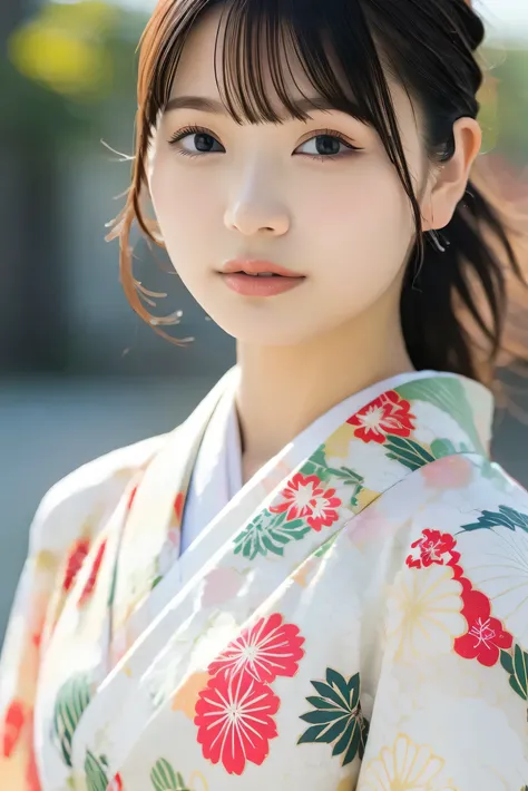 (8k, RAW photos, top quality , high res:1.1), (超 realisticな:1.4),( realistic, realistic:1.3),Japanese Beauty、kimono、(( upper body:1.3))