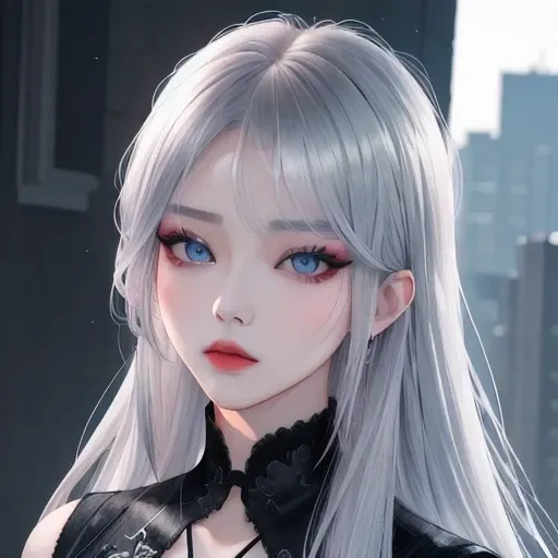 White haired Eastern Witch