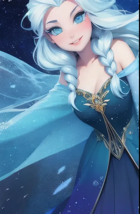 disney frozen princess aurora wallpaper, in a cloak with long hairs, beautiful ancient frost witch, white haired lady, queen of ice and storm, with long white hair, white haired, beautiful elsa, her hair is the milky way, ((a beautiful fantasy empress)), t...