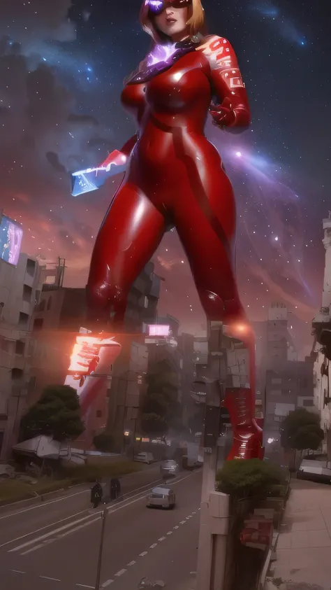  Japanese giant hero daytime appearance ,  young beautiful woman who got into her genitals Ultra Seven, Red giant, Giant destroying a city,  Huge Beautiful Woman , A giant standing in a valley of buildings,  tight red bodysuit white boots that cut into my ...