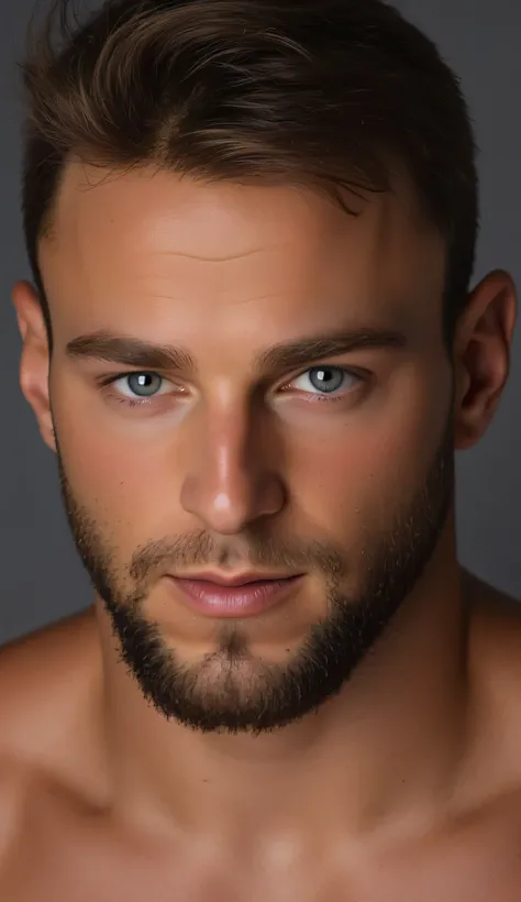 
Hyper-realistic super real details of masculinity male Life-like-texture of the skin and amazing blue mixed with green eyes photography cute elegant white female, (o identical character full of facial expressions and being seductive and one (lindo man nam...