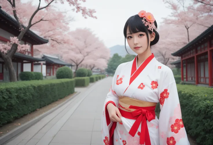 Japan　 beautiful scenery　4 Patterns 　 girl 　 cosplay　Exposing Outfits 　 Faces Preferred by Overseas People　Japan人　Busty　Body Type