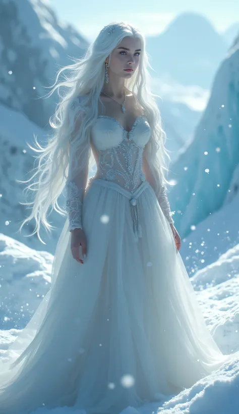 PRINCESS OF ANTARCTICA WITH WHITE HAIR