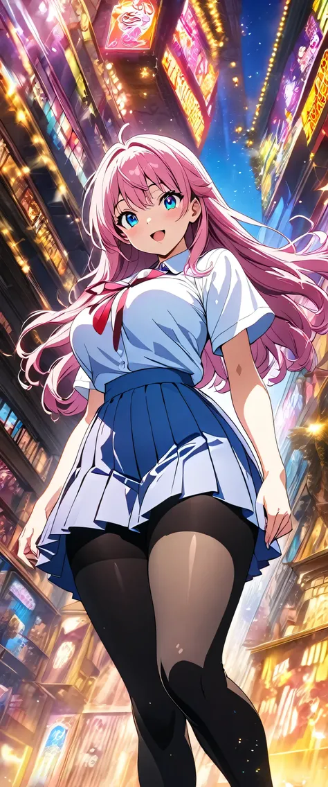 (beautiful girl:1.3),masterpiece,Please redeem,Ultra-high resolution,Rich Contrast,Very high quality,8k,Highly detailed CG unit wallpaper,Texture,So ridiculous,RAW Photos,Highest quality anime,anime-style illustration,studio anime style,professional photog...