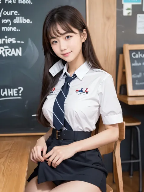  high school girl showing her nipples through gaps in her uniform at a cafe、More attractive than cappuccino art 、 miniskirt, Erection under clothes