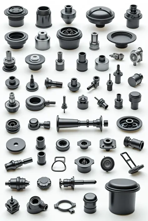 100 different photos of the car spare part 