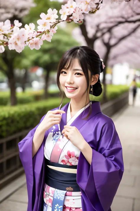 woman in  kimono with a purple envelope and a purple envelope, wearing royal  kimono,  wearing a coat , classy Yukata attire, wearing  kimono, wearing a  kimono, japanese  kimono,  kimono, To wear hakama, Yukata attire, hakama  kimono, in  kimono, in a  ki...