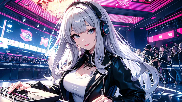 ( Masterpiece,   ultra detailed ,   clear focus , shadow,   super high definition , 8k,  perfectionな解剖学,  perfect face, (  detailed face ), (  detailed eyes  ),  highlights on her eyes Best Quality 、 wearing black street sneakers with silver decorations、bl...