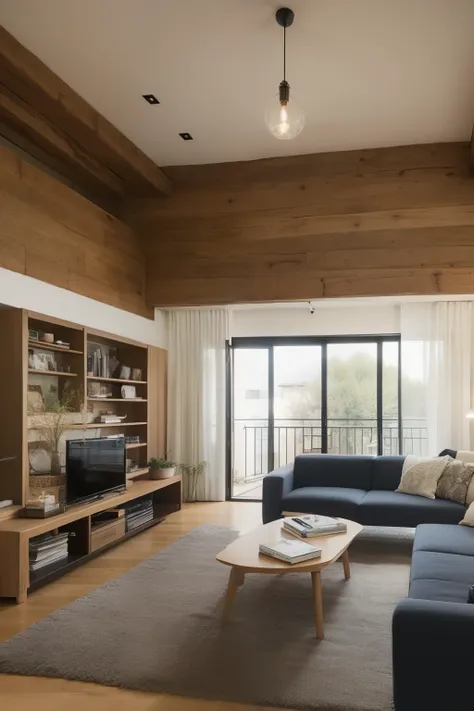 A living room with larger windows and a sense of openness