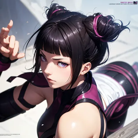 Han Juri, high quality, sharp detail, best resolution, day light, upper body, absurdres, artgerm. anime semi realistic.