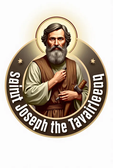 Créer moi un logo sur lequel tu écris Promotion Saint Joseph Travailleur. L'écriture serait dans un cercle et il y aura la photo de Saint Joseph Travailleur au milieu du cercle.