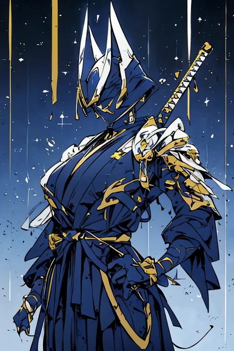 appearance:

 Body:  More stylish and elegant than Shinobi-Unit Mk-7 ,  Kusanagi-ex has a minimalist design ,  with shiny white metal plates that reflect light , , details in gold and cobalt blue that highlight its precision and modernity. .  His body is d...