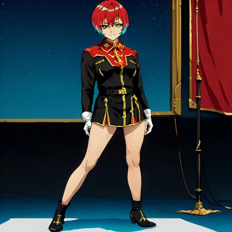 ultra-High resolution, score_9,score_8_up,score_7_up,score_6_up,score_5_up,score_4_up, BREAK, source_anime, anime screencap, uncensored, rating_explicit, Masterpiece, curvy, looking at viewer, (((solo, 1girl))), hair ornament, (((TitanOutfit))), full body,...