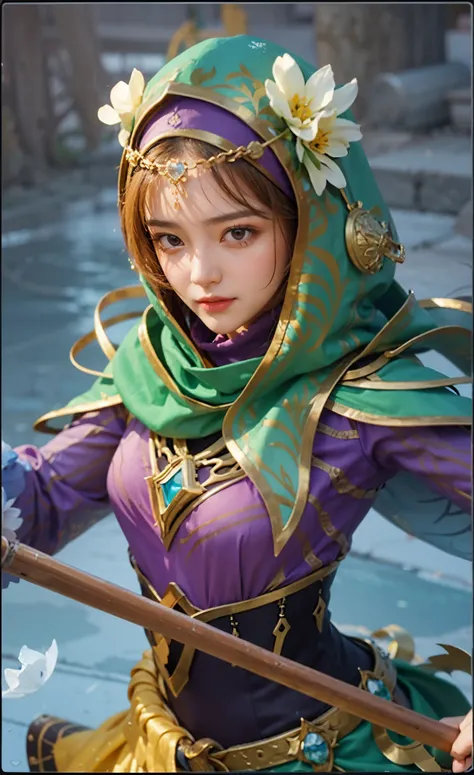 a close up of a girl or woman (K-Pop idol), detailed hair , big booobs ,  shadowbringers cinematic, 4 k detail fantasy, a beautiful fantasy empress, game cg, xianxia fantasy, xianxia hero, 2. 5 d cgi anime fantasy artwork, cinematic goddess close shot, rua...