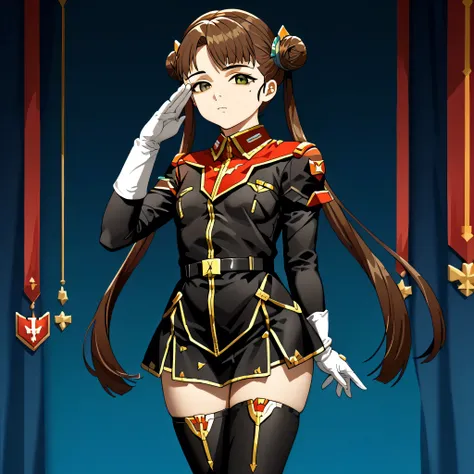 ultra-High resolution, score_9,score_8_up,score_7_up,score_6_up,score_5_up,score_4_up, BREAK, source_anime, anime screencap, uncensored, rating_explicit, Masterpiece, curvy, looking at viewer, (((solo, 1girl))), hair ornament, (((TitanOutfit))), full body,...