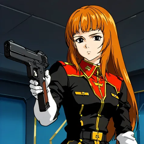 ultra-High resolution, score_9,score_8_up,score_7_up,score_6_up,score_5_up,score_4_up, BREAK, source_anime, anime screencap, uncensored, rating_explicit, Masterpiece, curvy, looking at viewer, (((solo, 1girl))), hair ornament, (((TitanOutfit))), full body,...