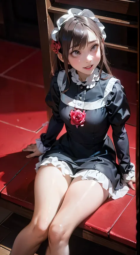 (masterpiece:1.2),8k, beautiful, high quality,  ((Amazing Artwork:1.5)), 
 ((Flexible and sexy posture:1.5)),(nsfw:1.2),

(gothic lolita:1.6),((ruffle,decoration rose dress:1.8)), (flower hair ribbon),thighhighs, 


Cute girl, ((White skin:1.6)), (ahe face...