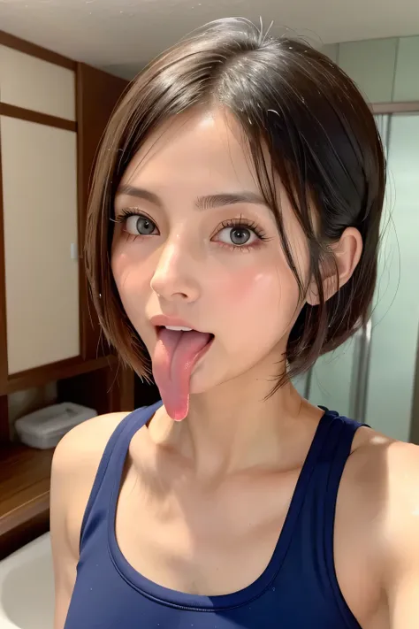      beautiful japanese actress with lust  ,(photo  Is present:1.4), (hyper  Is present:1.4), ( Is present:1.3),   very detailed,   edge orgasm  ,((face Focus)),   Woman with closed mouth  , Edgy woman _face、Age 35、 dark-haired、    newscaster  、Very small ...