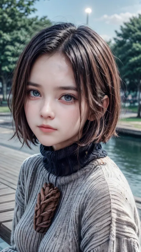 pureerosface_v1:0.3,  best quality,  photorealistic, 8k,  high resolution,  full color,  1 girl in the best, woman, 20 years old woman, ( Closed Mouth:1.7), ( skidentation ), (portrait:0.6), tree々,  park benches, daylight, ((Park Background:1.52)),  full c...