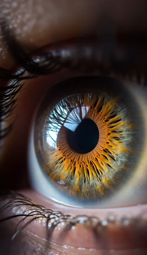 super close up shoot of woman eye, hign resolution