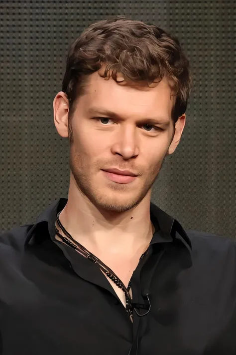 Close-up of crotch,  naked Joseph Morgan , in white shorts , standing in doorway,  with a protruding crotch,  in white socks 