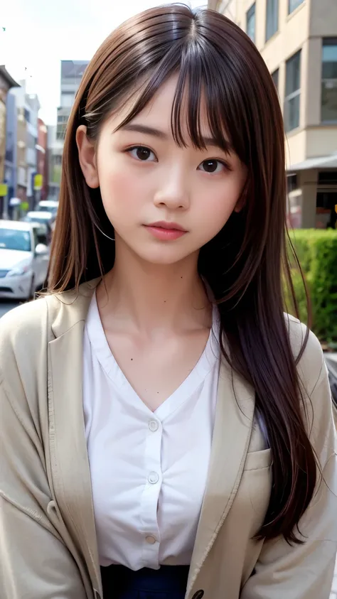  (8k,  RAW photo,  best quality, masterpiece:1.3), ( is present, photo- is present:1.4), (Highly detailed 8k wallpaper),  sharp concentration,   the depth of the written border ,
  Japanese idol, so cute, baby face,( comments:1.3),( long hair :1.3),  upper...