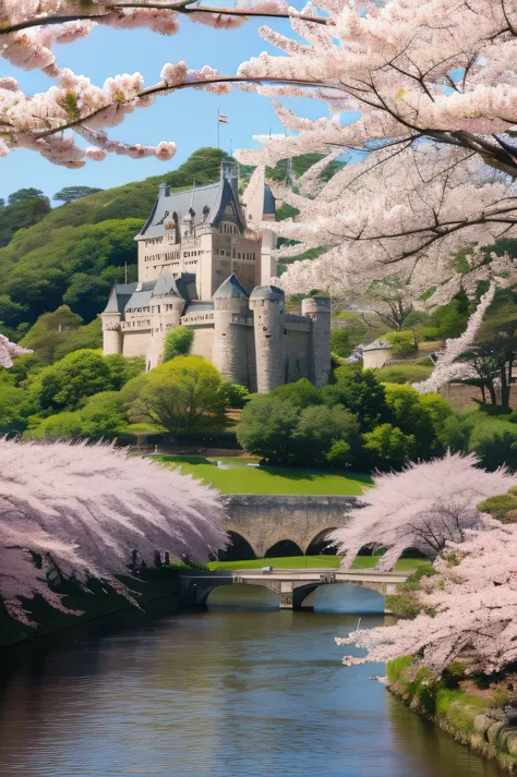 cherry blossoms、Castle、Teramachi
