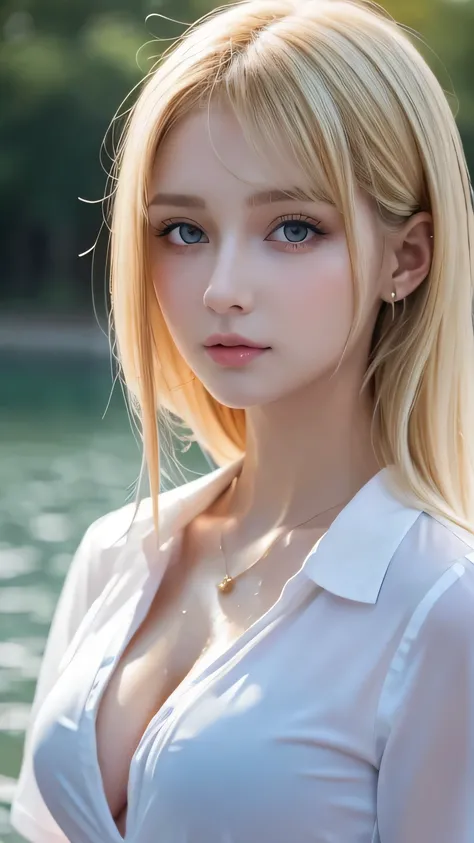 ((   Russian Mix       ))    ,     Strong gaze、
((     best quality  )), ((                      complicated details in wet water      )),                    1 girl, (                bust size E cup               ),                      staring beautifully...