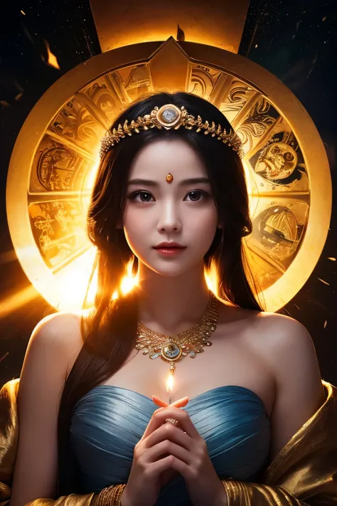  high definition,  real , cute face ,  cute face , beautiful woman、 beautiful girl、 Artistic 、 mysterious in another dimension、 fantastic、Fantastic、Shining Sun Ring、Spell casting、 Evil Goddess 、Eros、 Symmetry、Different dimension、Subspace、 Buddha's Sanctuar...