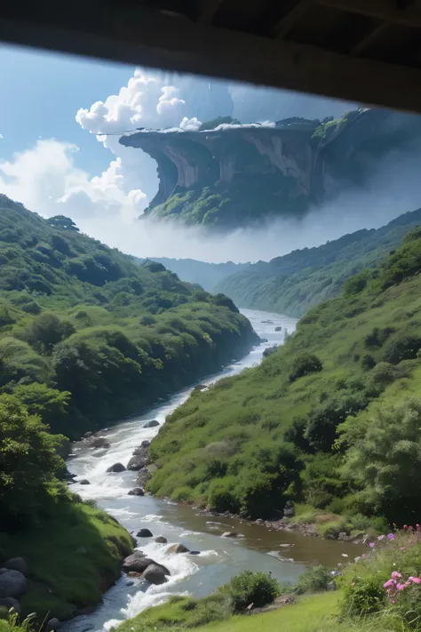  This image、It is an image of the middle Tenryu River area during the rainy season。It is an image of the middle area of the Kiso River during the rainy season when the rocky banks are overgrown with plants 、 and makes you feel the strength of life 。but、 Th...