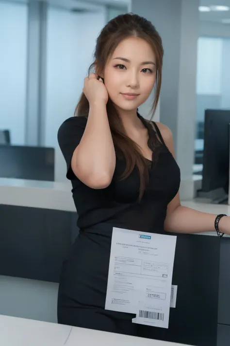 Female bank employee 