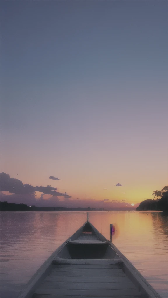 purple and blue sunset with palm trees and a boat in the water, tropical atmosphere, purple sunset, purple beautiful sky, purple sky, pink sunset hue, pink sunset, palmtrees, colorfull sky, colorful skies, pink skies, beautiful magical palm beach, colorful...